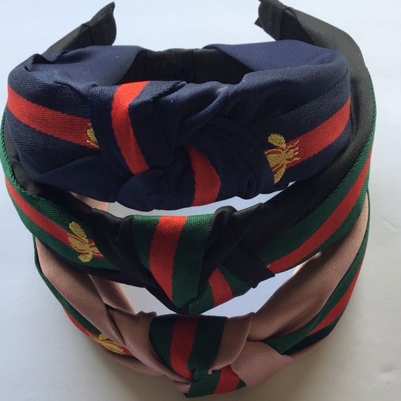 Accessories - CROSS KNOT RETRO HEADBANDS, BEE 3 PCS NWT